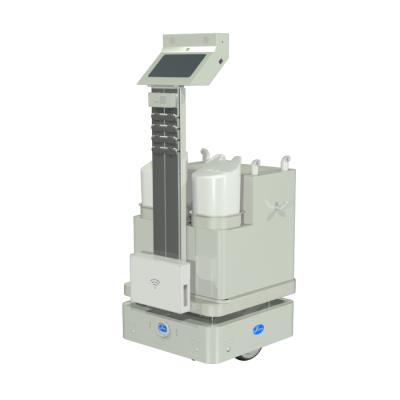 China Motion Platform Touchless Atomization Sterilizer AI Robots with Smart Air Spray and UV-C for Desktop for sale