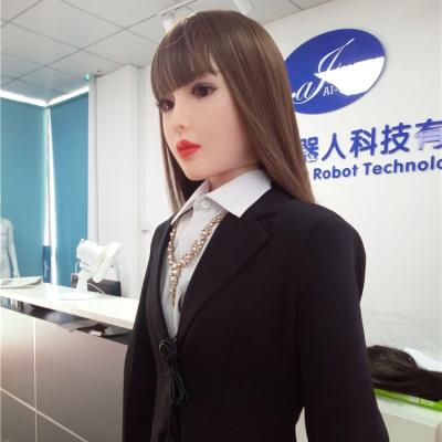 China Intelligent Humanoid Reception Talking Chat Robot With Face Recognition And Artificial Intelligence for sale