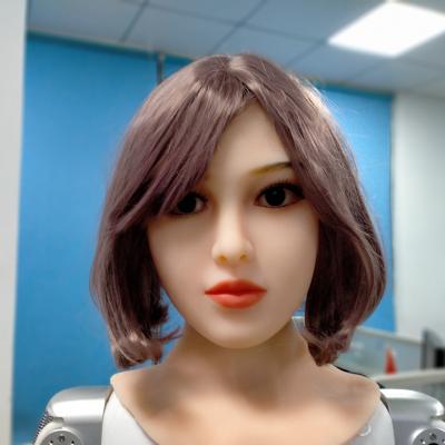 China Realistic talking AI service robot for presentation, advice, hospitality in jewelry or underwear stores, hospital, government office for sale