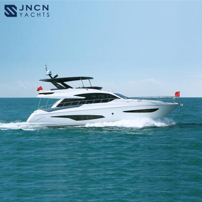 China JNCN 66ft China Shipbuilding Fiberglass Hull Material Custom Motor Superyacht Luxury Yachts For Sale YF190002/66 for sale