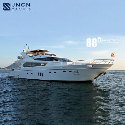 China JNCN China high quality full-hangar speedboat luxury high speed yacht 88ft for sale SUNA19015/88 for sale