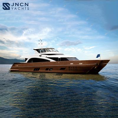 China JNCN 100ft Luxury Super Yachts Fiberglass Affordable Speed ​​Classic Fishing Boat With Prices SUNA19016/100 for sale