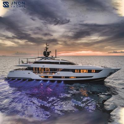 China Large China JNCN 120ft luxury fiberglass yacht for fishing boat JWL21001/120 for sale