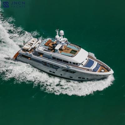 China 2021 JNCN Luxury Fiberglass Boat Big Modern Yacht 102ft Boat SPY180026/102 for sale