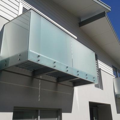 China Foshan Outdoor or Indoor Factory Customized Made in China Carbon Steel Metal Construction Prefab Steel Balcony for sale