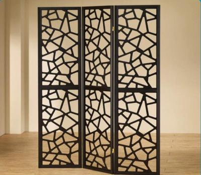 China New Classic/Postmodern Laser Cut Wrought Iron Decorative Outdoor Room Divider for sale