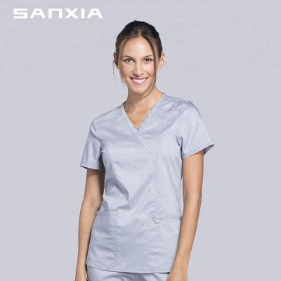 China Anti-wrinkle Trade Assurance Wholesale Europe Scrub Top for sale