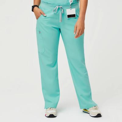 China Eco - Friendly Women Waist Scrub Pants Cargo Scrub Pants for sale