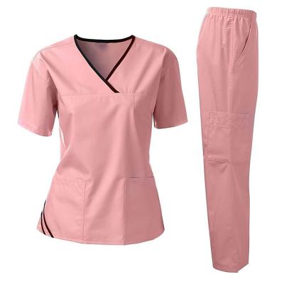 China Factory Wholesale High Quality Good Price Nurse Uniform Hospital Scrubs Medical Uniform Anti-Shrink for sale