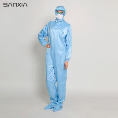 China Reusable Anti-Static Overalls ESD Garment Cleanroom Rabbit Suit for sale