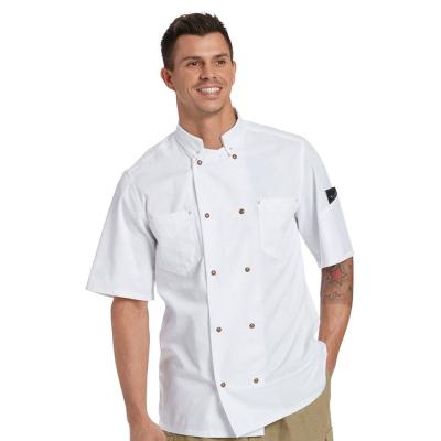 China Easy To Wash White French Chef Jacket Uniform For Chef for sale