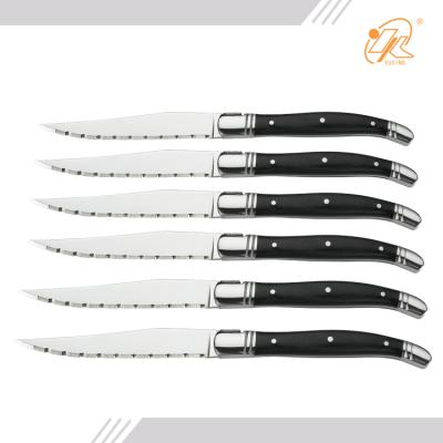 China Wholesale Elegance 2020 Viable New Design Cutlery Factory Directly Supply Wooden Handle Steak Knife for sale