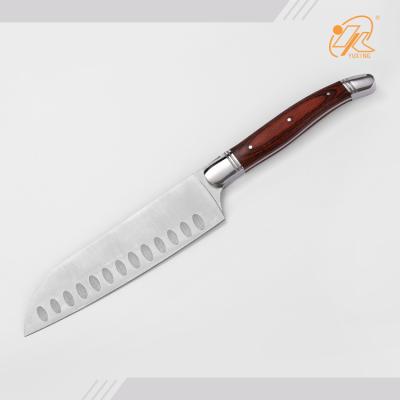 China Sustainable Laguiole Kitchen Knife Set Wooden Handle Stainless Steel Steak Knife Kitchen Tools Kitchen Accessories for sale