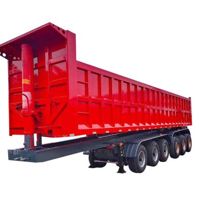 China Truck Trailer New Factory Price Chassis Dump Flatbed Semi Trailer for sale