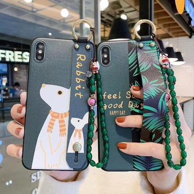 China Lightweight soft wrap for Vivo Y15s Y15a Y50 Y30 Y17 Y11 Y12 Y15 V20 S1 pro V17 Y19 V15 pro phone case bead bracelet strap for sale