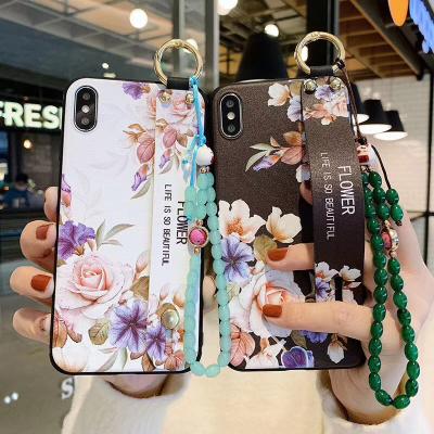 China Lightweight Wristband Phone Case For Xiaomi Redmi Note 10 8 pro 7 9 pro 9s POCO X3 Classic Pattern Wristband Wrap for sale