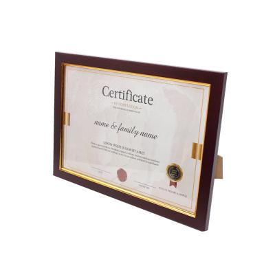 China New Arrival Modern Photo Display Photo Frame Custom Plastic A4 Certificate Picture Photo Frame For Home Decor for sale