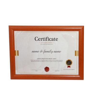 China Fashionable High Quality Custom Certificate Picture Frame Modern MDF Picture Frames For Home Decor for sale