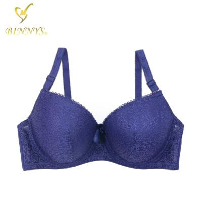 China BINNYS Breathable Women Thick Breasted Foam Cup Strap Plus Size Ultrathin Bra e Female Plus Size Bras for sale