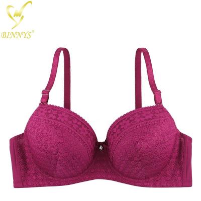 China New Big Plus Size Underwire Women's Bra Big Size Breathable Thin 44D Cup BINNYS Breathable Design for sale