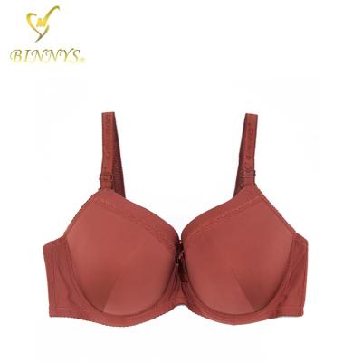 China BINNYS Guangzhou High Quality Breathable Back Closure 42f Thin Cup Bra And Panty Plus Size Underwire Bra for sale