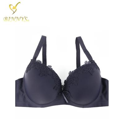 China New BINNYS Plus Size Lace Underwire Women's Large Cup Breathable Bra for sale