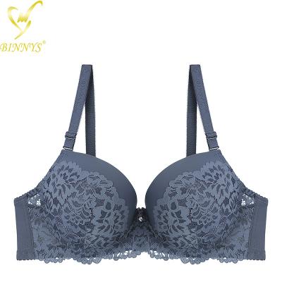 China BINNYS comfortable bra of new cute sexy lace breathable demi bra plus size bra for women for sale