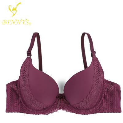 China BINNYS Lace V Shape Ladies Sexy QUICK DRY Bra for sale