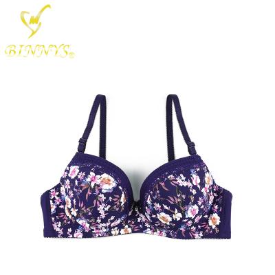 China BINNYS Best Breathable Bra Brands New Printing Ladies Bra for sale