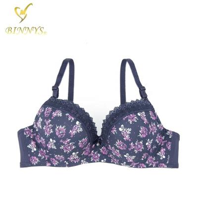 China BINNYS Breathable Adjusted Band Breathable FAUX STONE 75 80 85 90 B Ladies Bras for sale