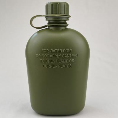 China High Quality Viable Outdoor Camping Container Army Water Bottle Safe Plastic Military Water Bottle for sale