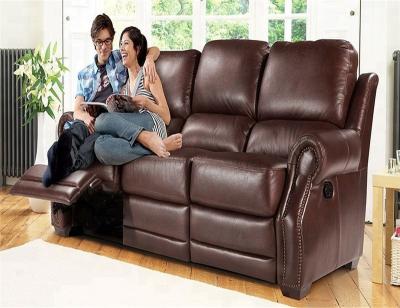 China Chesterfield SOFA European Style Classic Leather Chair Antique Heated Recliner Leather Sofa for sale