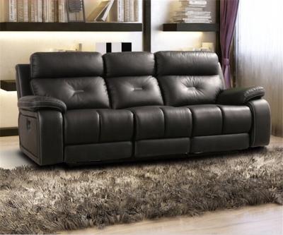 China Hot selling Chesterfield SOFA YR3069 top grain home theater leather sofa electric and manul recliner sofa for sale