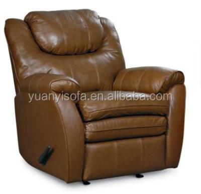 China American style lazy boy leather electric recliner chair with tilting and swivel YRC1120 for sale