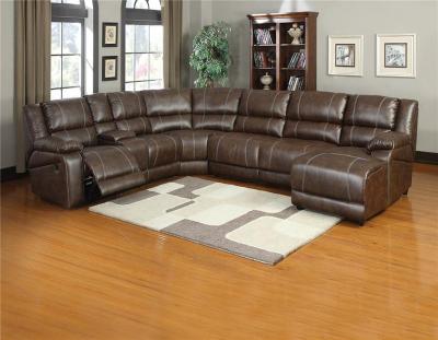 China Sectional Sofa Hot Selling Comfortable Home Furniture Leather Recliner Sectional Sofa With Chaise Lounge for sale