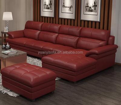 China Sectional Sofa Fashion Modern Living Room Furniture Leather Sectional Corner Sofa YL7213 for sale