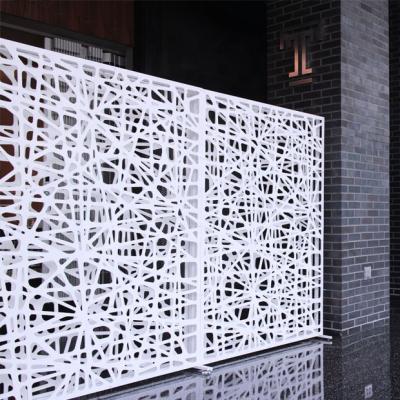 China Laser Cut Metal Lightweight Creative Indoor And Outdoor Decorative Aluminum Wall Panel for sale