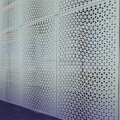 China Popular Style Lightweight Modern Customized Exterior Laser Cut Aluminum Fence Wall for sale