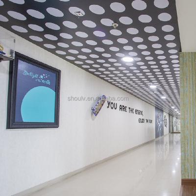 China Contemporary modern office London interior suspended aluminum perforated panels for sale