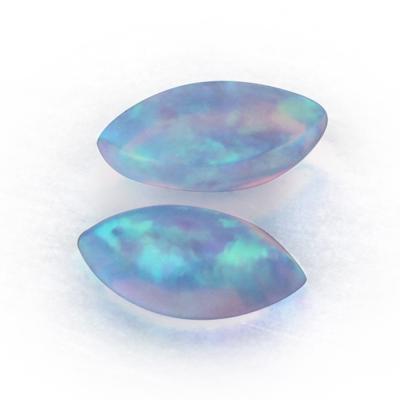 China Opal Stone Marquise Color Gemstone Loose Cabochon Artificial Shape Game or Fire Cabochon OP06 For Jewelry Making for sale