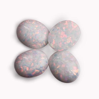 China OP18 Color Change White Fire Opal/Synthetic White Opal/White Opal Stone for sale