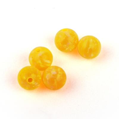 China The other round ball Opal Beads Stone in yellow color for Opal Jewelry for sale