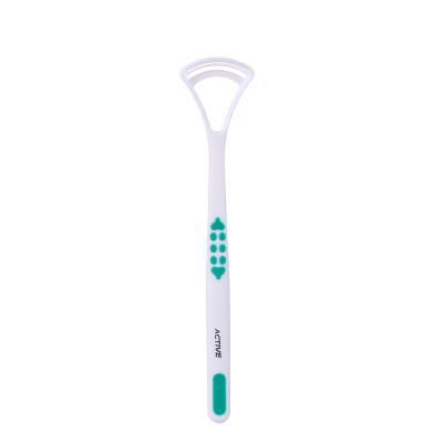 China Eco - Friendly Plastic Tongue Scraper Private Label Dental Care OEM Premium for sale