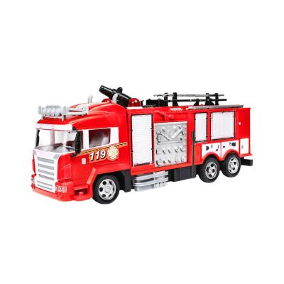 China Simulation Car Toy Fire 911 Bricks 6-in-2 Sets City Lights And Sounds Building Block Truck Fashion Kids Boys Gifts for sale