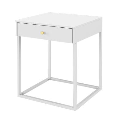 China Modern Fashion Stable Metal Bedroom Bedside Table for sale