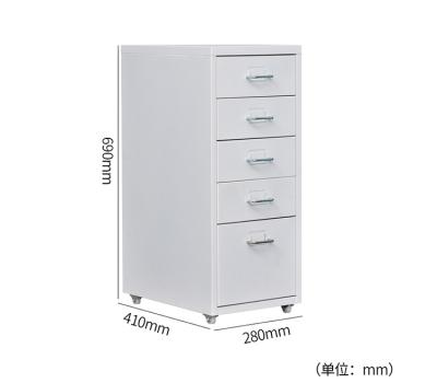 China Demountable Modern Iron Drawer Multilayer Storage Cabinet For Bedroom for sale