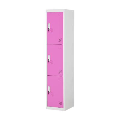 China Expandable Iron Home Cheap Price Single Door Storage Metal Wardrobe For Clothes for sale