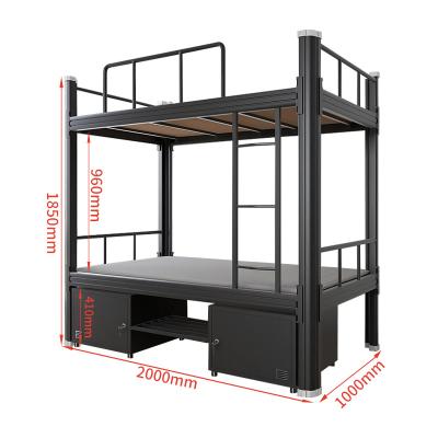 China New Foldable Come Stable Apartment Army Furniture Double Bunk Bed for sale