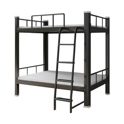 China Modern Full Metal Durable Twin Over Ladder School College Attic Bunk Bed for sale