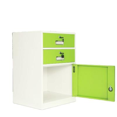 China Good buy traditional near nature steel metal white color and other color 2 drawers and one door office file cabinet for sale